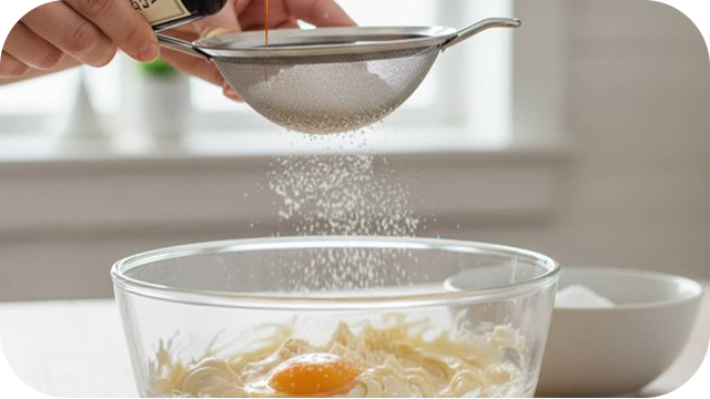 مرحله دوم از تهیه کوکی دو رنگ